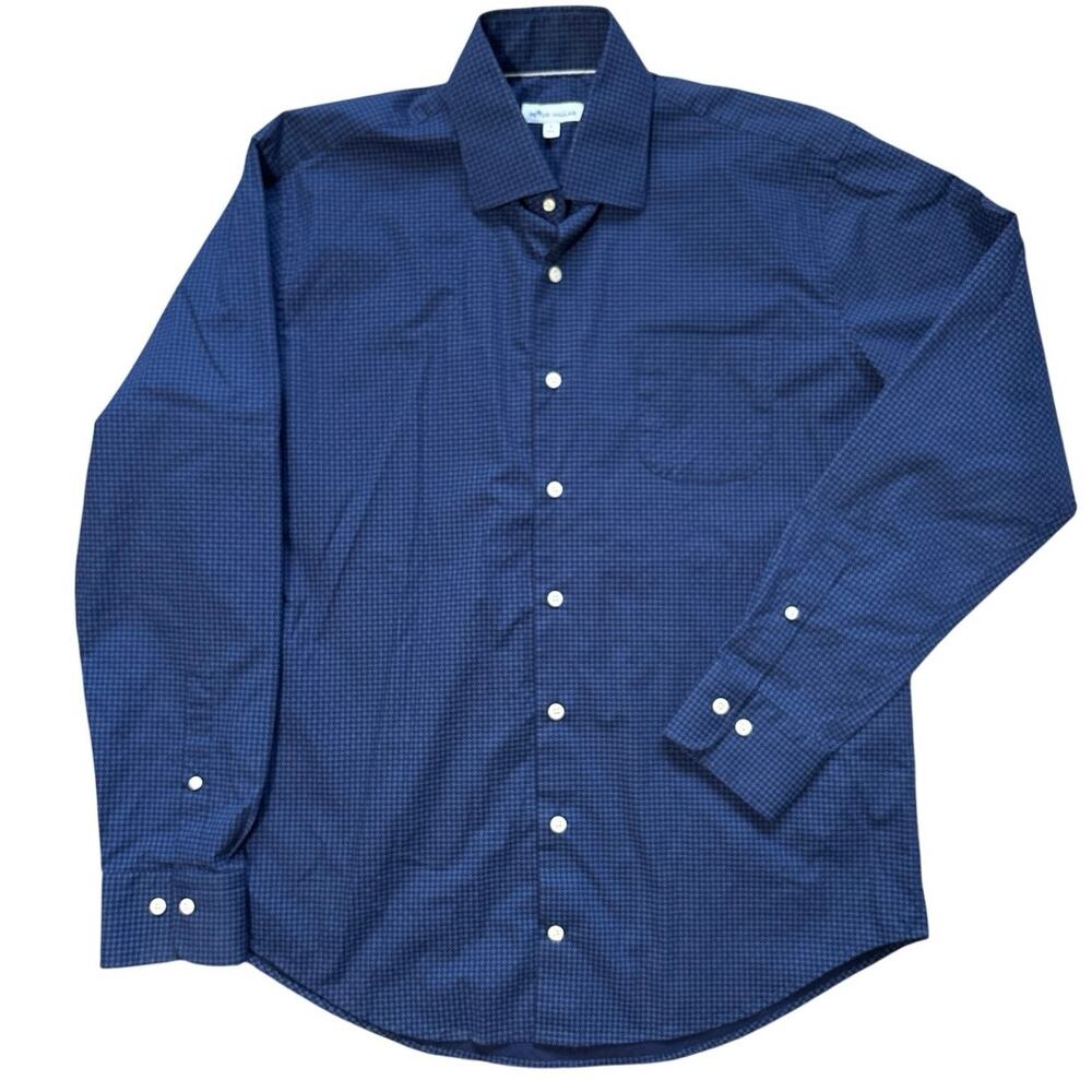 Peter Millar Button Down Dress Shirt, Large
